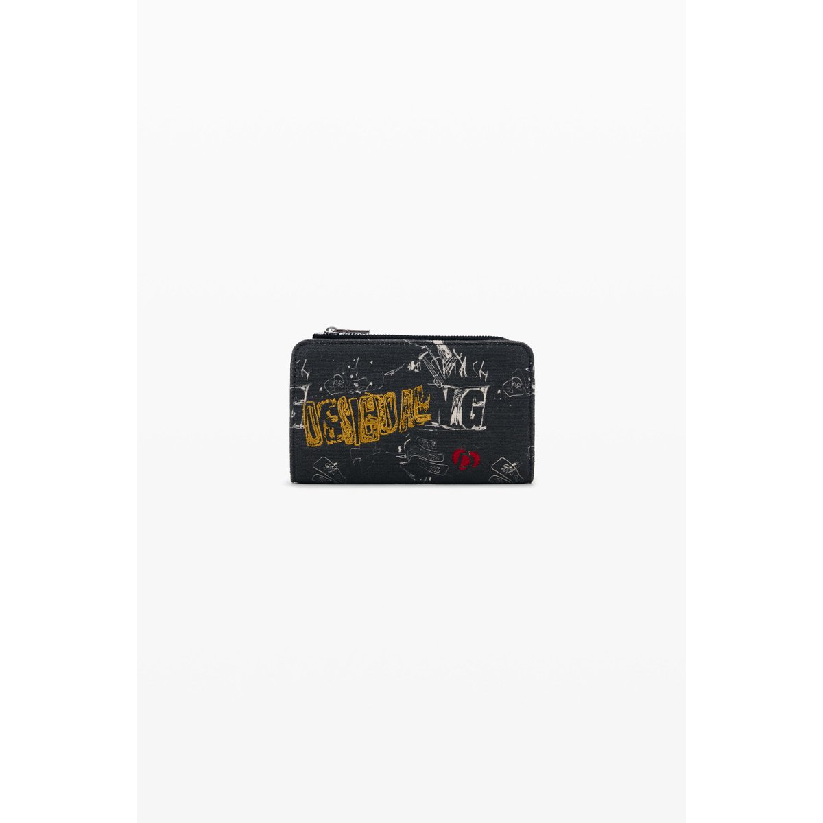 Portefeuille moyen graffiti noir, DESIGUAL