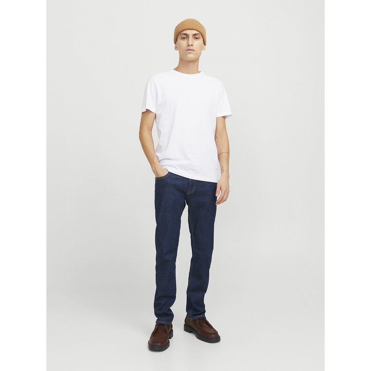 Slim stretch jeans Glenn denim blauw, JACK & JONES
