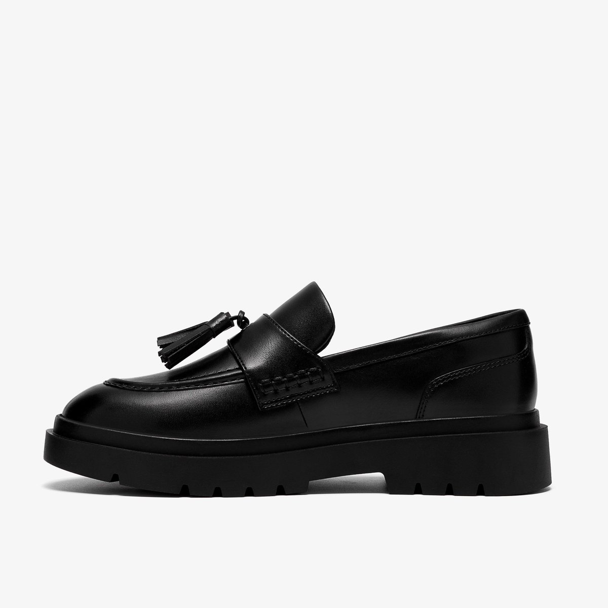 Mocassins Cuir DERRY LOAFER Y noir, CLARKS