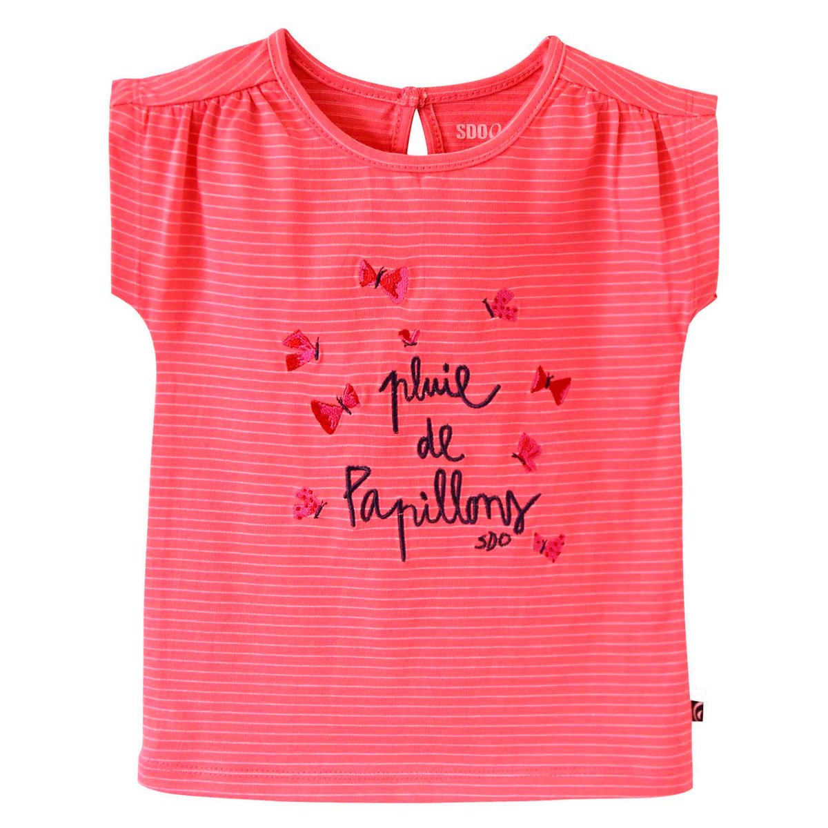 Tee shirt rose cathel blanc, SUCRE D'ORGE