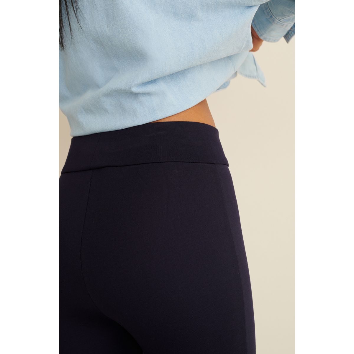 Legging en point de rome bleu marine, NEXT
