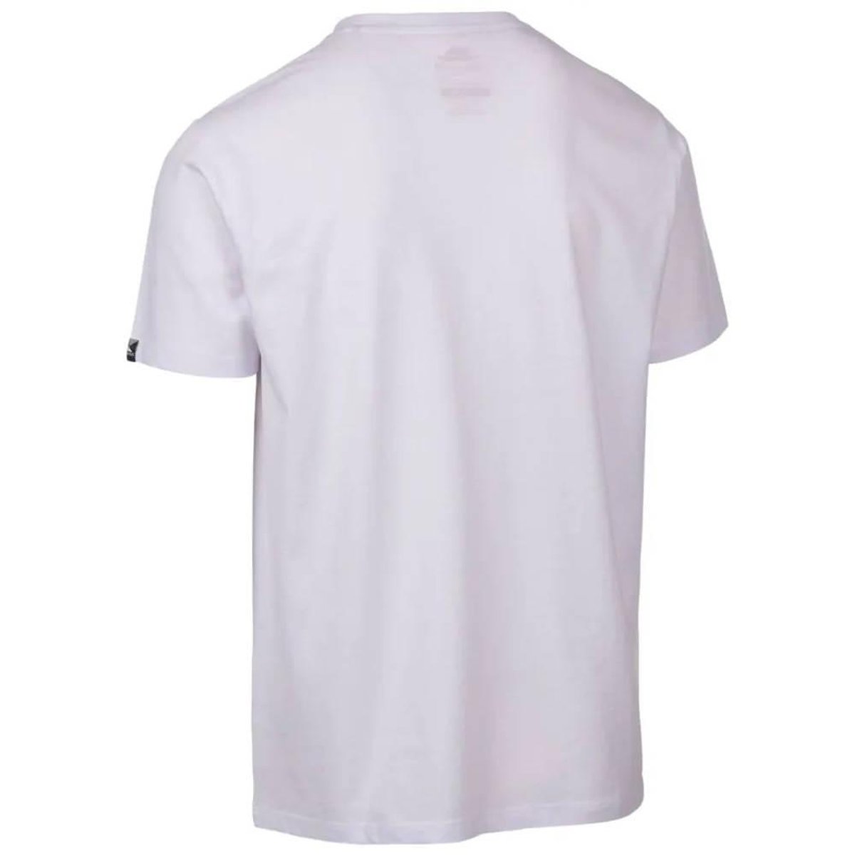 T-shirt motifs montagne et camping-car THELON blanc, TRESPASS