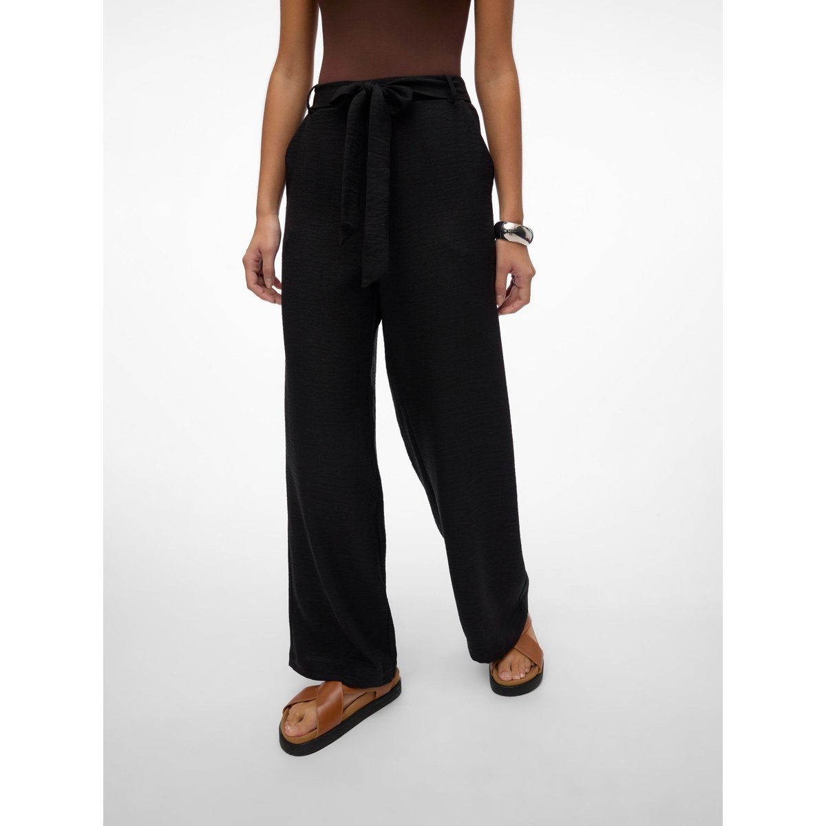 Pantalon À Jambe Large noire - black, VERO MODA