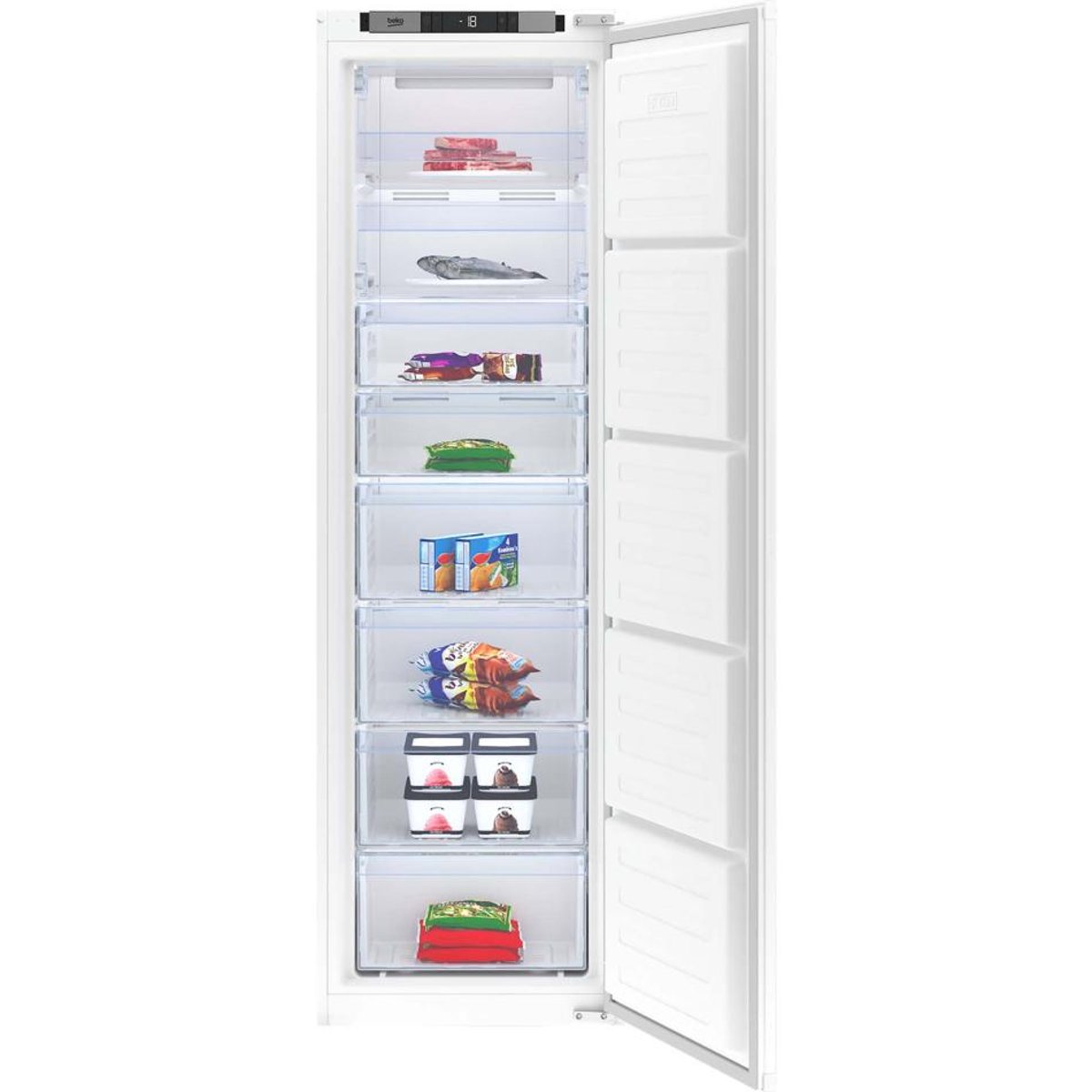 Congelateurs integrables BFNA247E40SN intégrable, BEKO