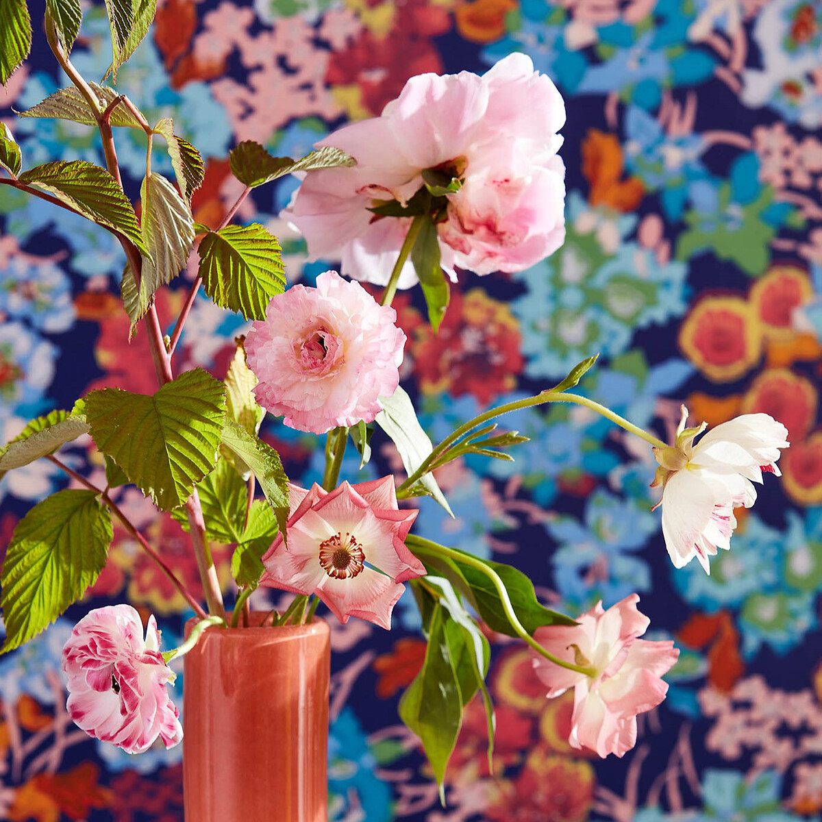Wildflower Meadow Lapis and Aquamarine Wallpaper blue, HARLEQUIN X SOPHIE ROBINSON