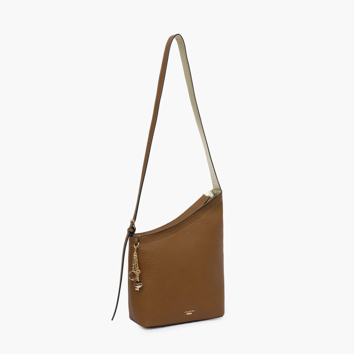Sac hobo  Todora M camel,doré, LOLLIPOPS