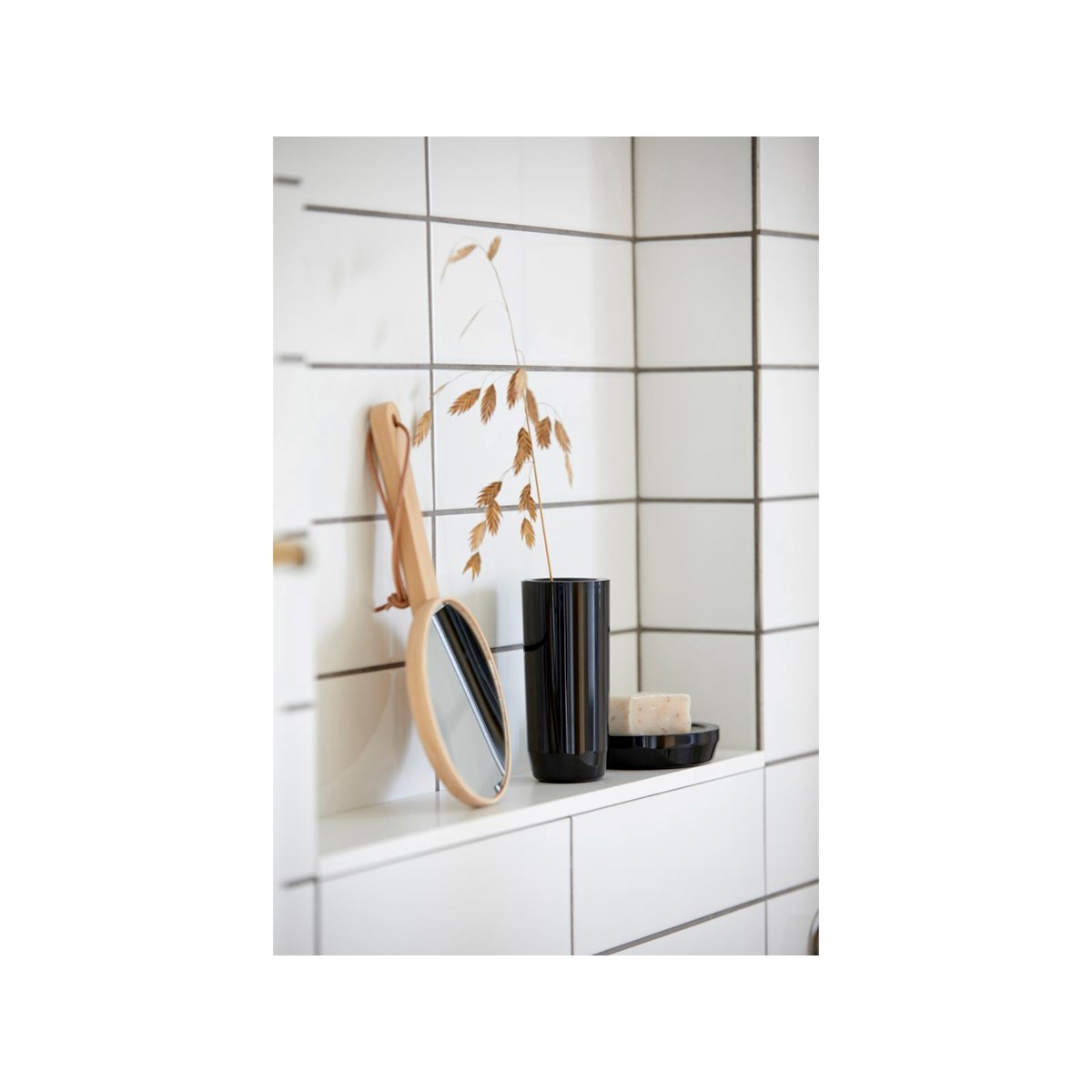 Gobelet pour brosse à dents SUII noir, ZONE DENMARK