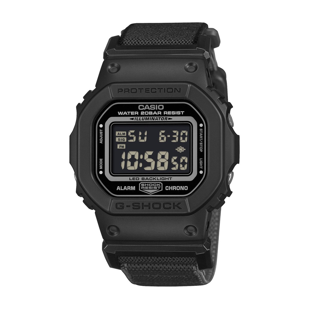 Montre Digital CASIO G-SHOCK noir noir noir, G-SHOCK