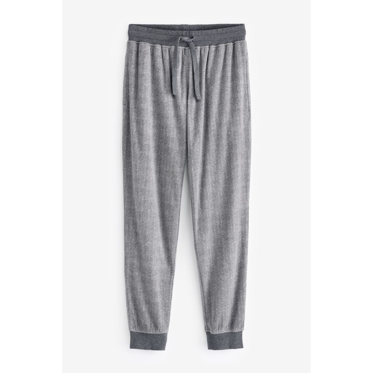 Pyjama thermique à ourlets élastiques gris, NEXT