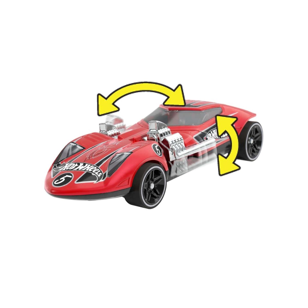 Hot Wheels-Véhicule À Rétrofriction, assortiment multicolore, MATTEL