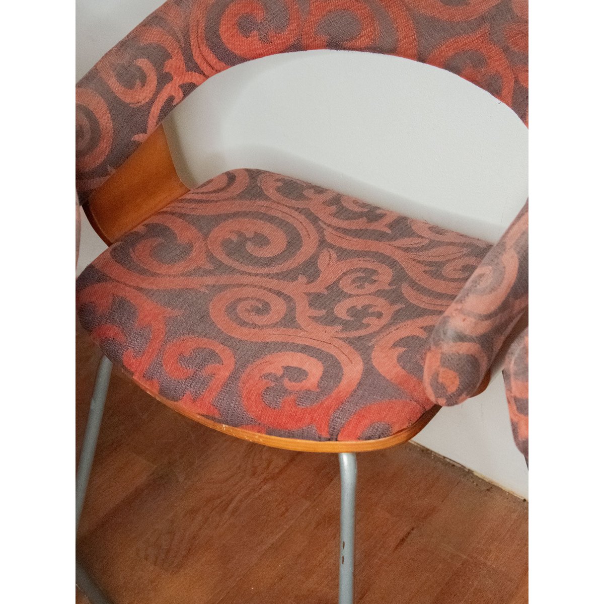Lot de 4 chaises John Coleman Alma N°1056 - Bon état métal, DEBONGOUT