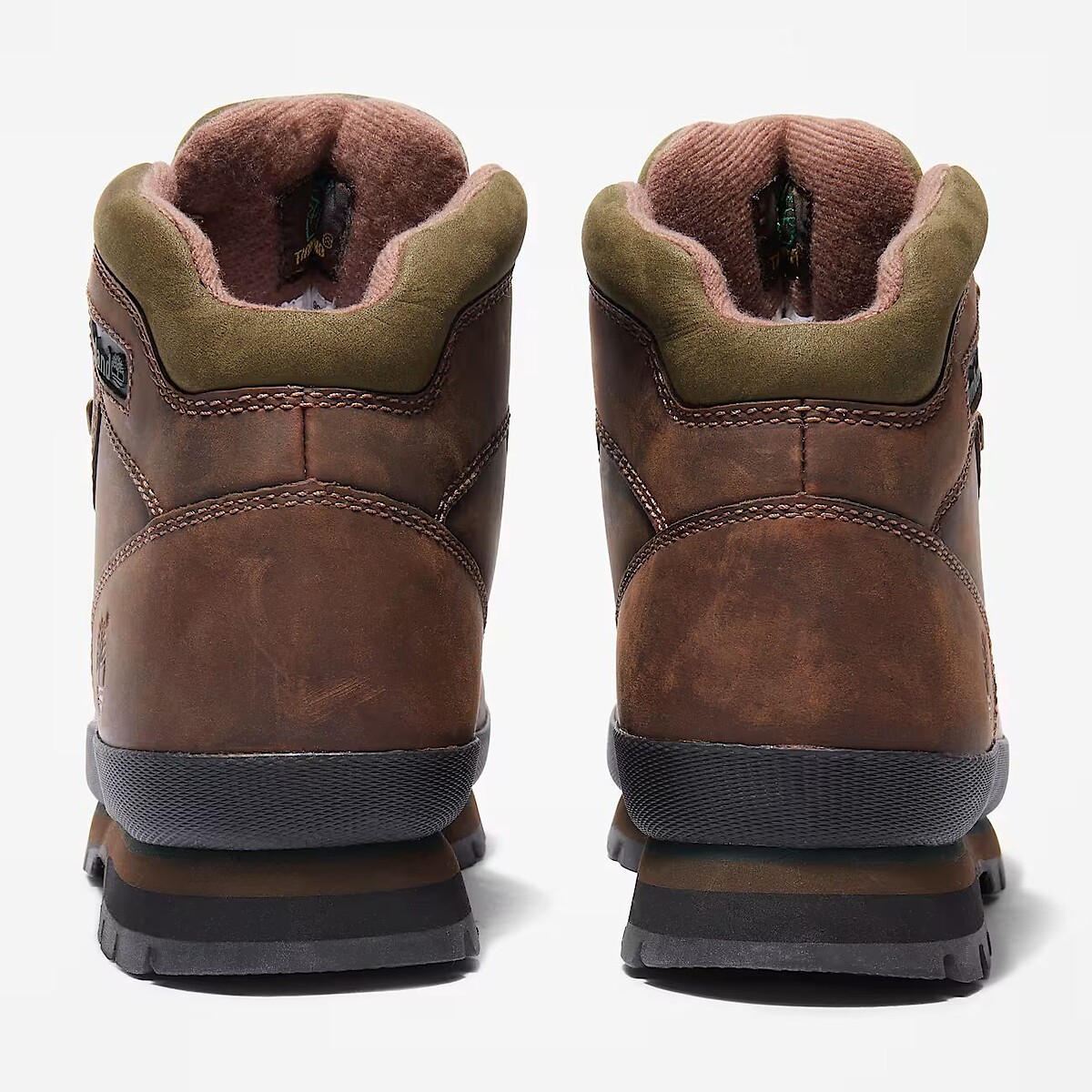 Botas de piel Euro Hiker Mide Lace marrón, TIMBERLAND