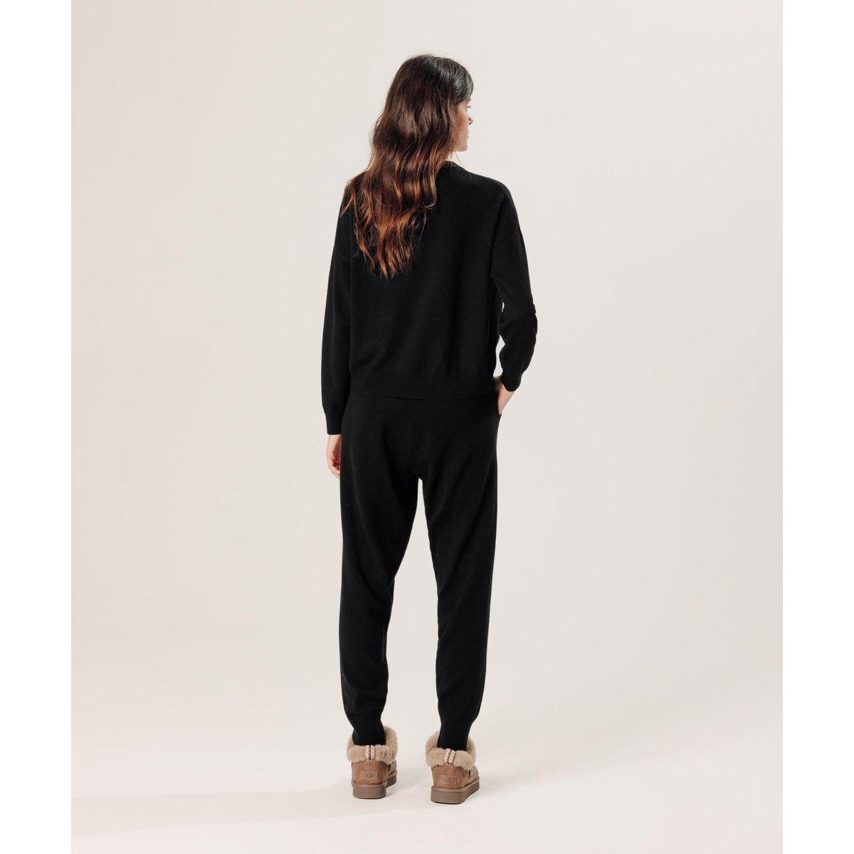 Pull large en cachemire noir, RODIER