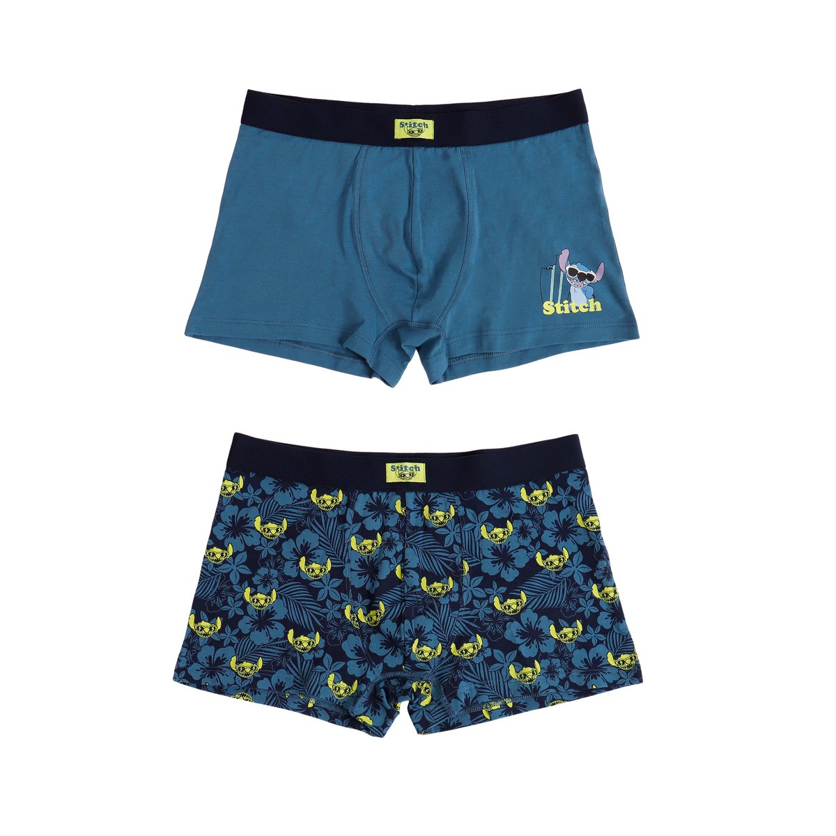 Pack x2 boxers Lilo Et Stitch Disney multicolore, ADMAS