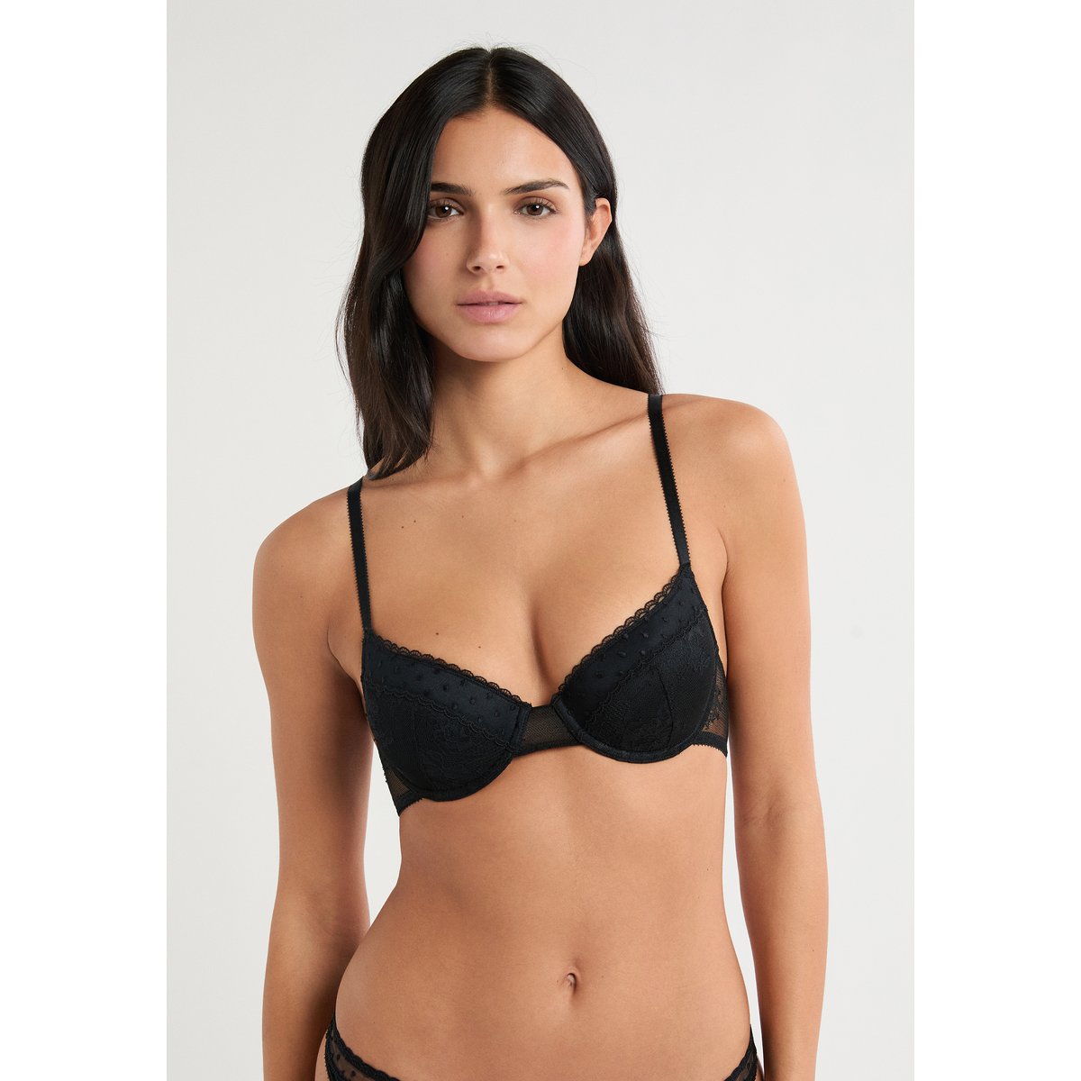 Soutien-gorge N.4 - Les coques fines PLUME noir, ETAM
