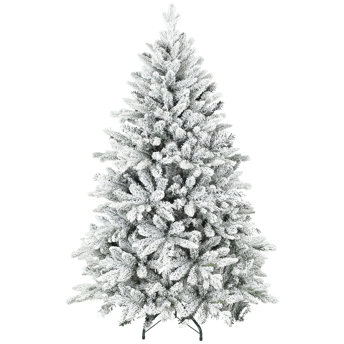 Sapin de Noël Plastique Vert vert, HOMCOM