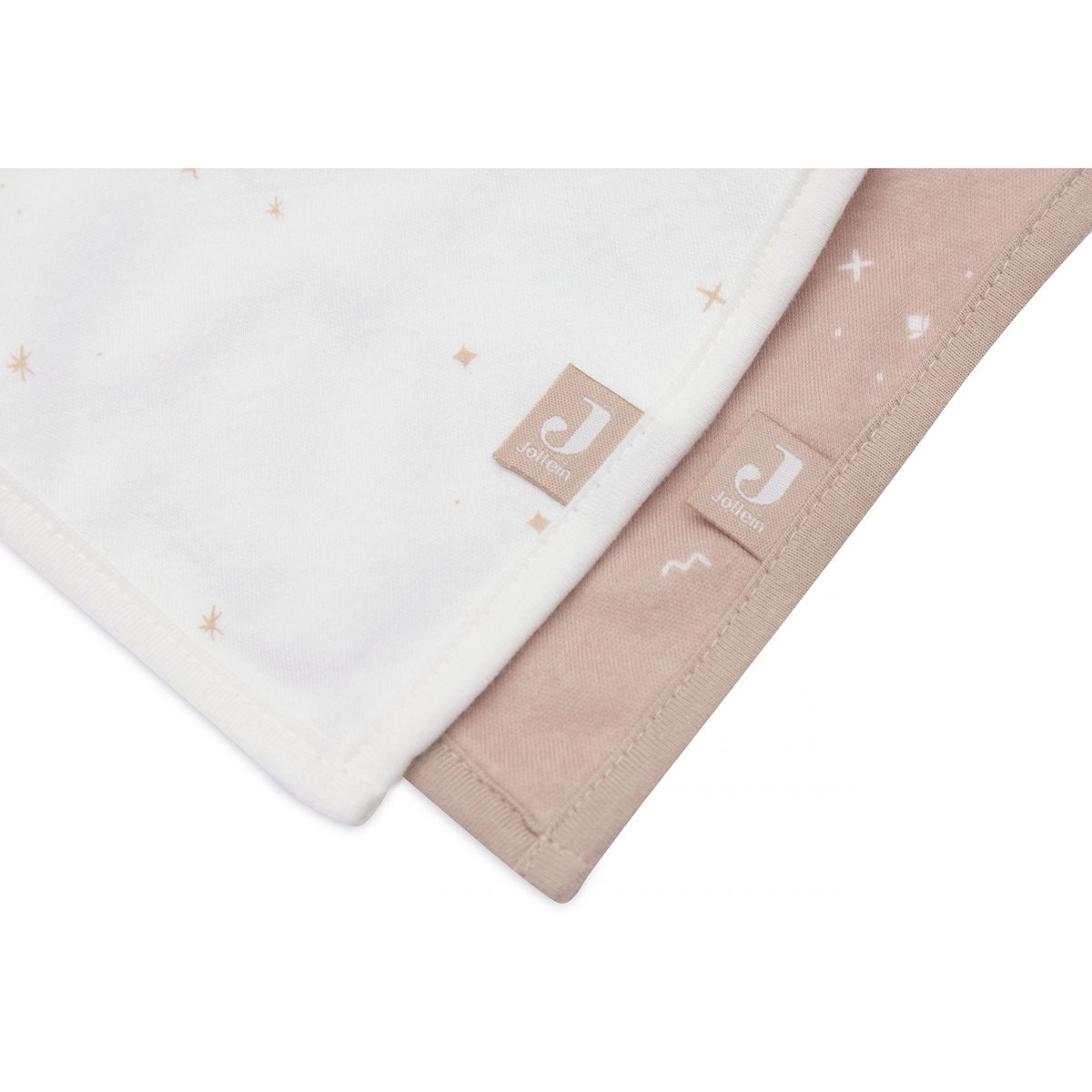 Lot de 2 bavoirs bandana Twinkling Wild Rose twinkling wild rose, JOLLEIN