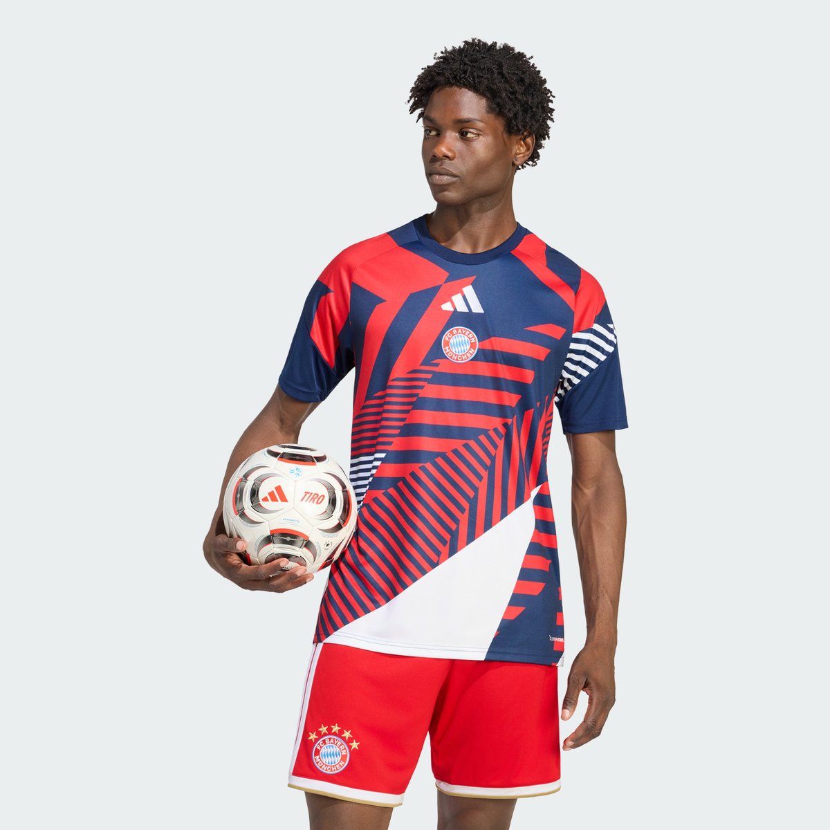 Maillot Pré-Match Fc Bayern Munich 2026/27 Maillot Pré-Match Fc Bayern Munich 2026/27 night indigo / better scarlet, adidas Performance