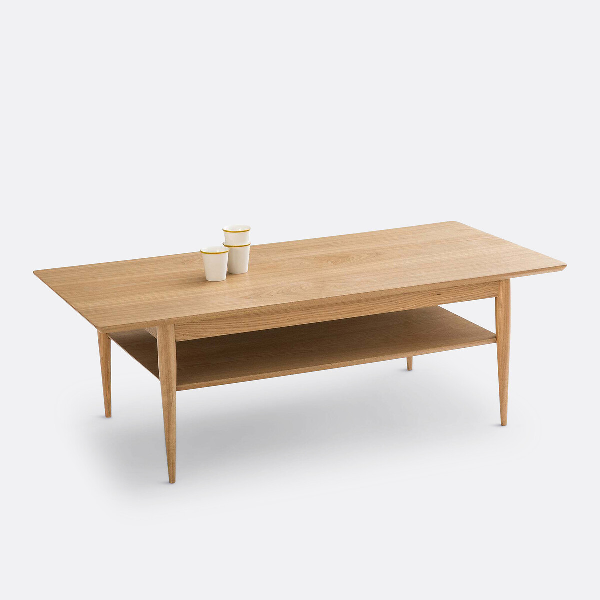 Table basse double plateau frêne, Lussan naturel, LA REDOUTE INTERIEURS