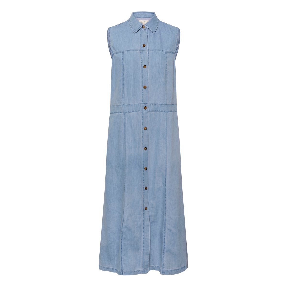 Robe bleu denim light blue denim, SOAKED IN LUXURY