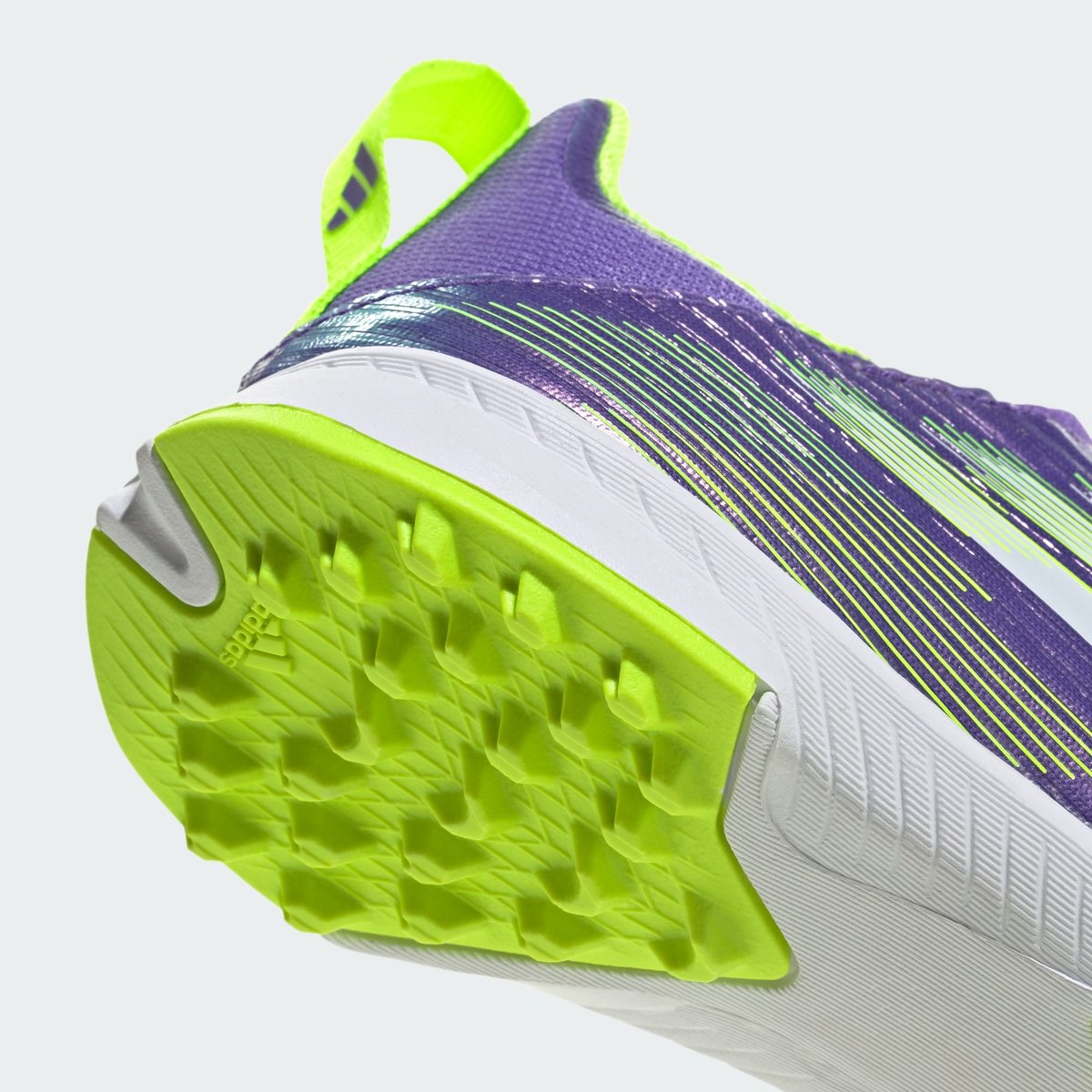 Chaussure Sans Lacets F50 League Terrain Souple/Multi-Surfaces Enfants Chaussure Sans Lacets F50 League Terrain Souple/Multi-Surfaces Enfants purple rush / cloud white / lucid lemon, adidas Performance