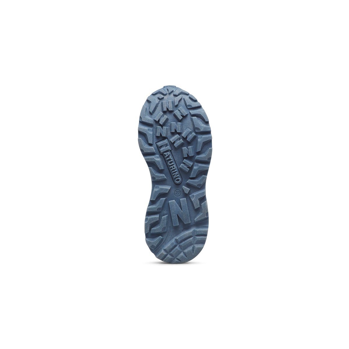 Sneakers en écopelle et tissu DRYFORCE HIGH WP. marine-jaune, NATURINO