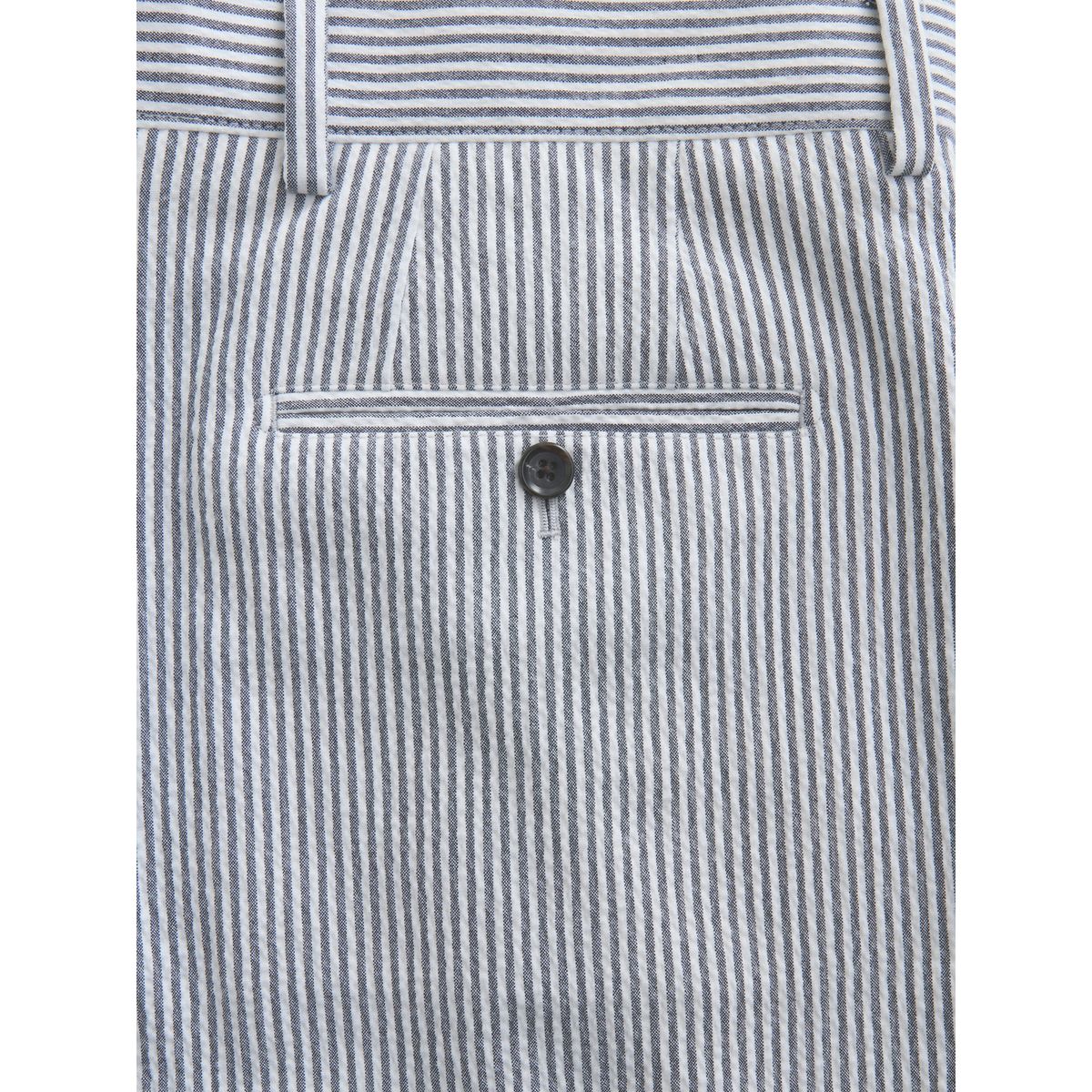 Pantalon de costume décontracté en seersucker bleu, NEXT