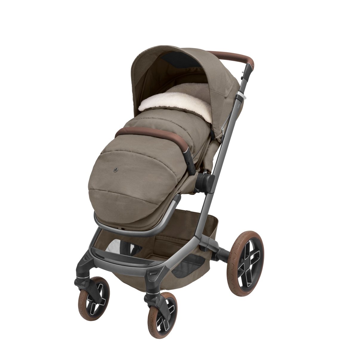 Chancelière pour poussette 2 en 1 marron / beige, MAXI COSI