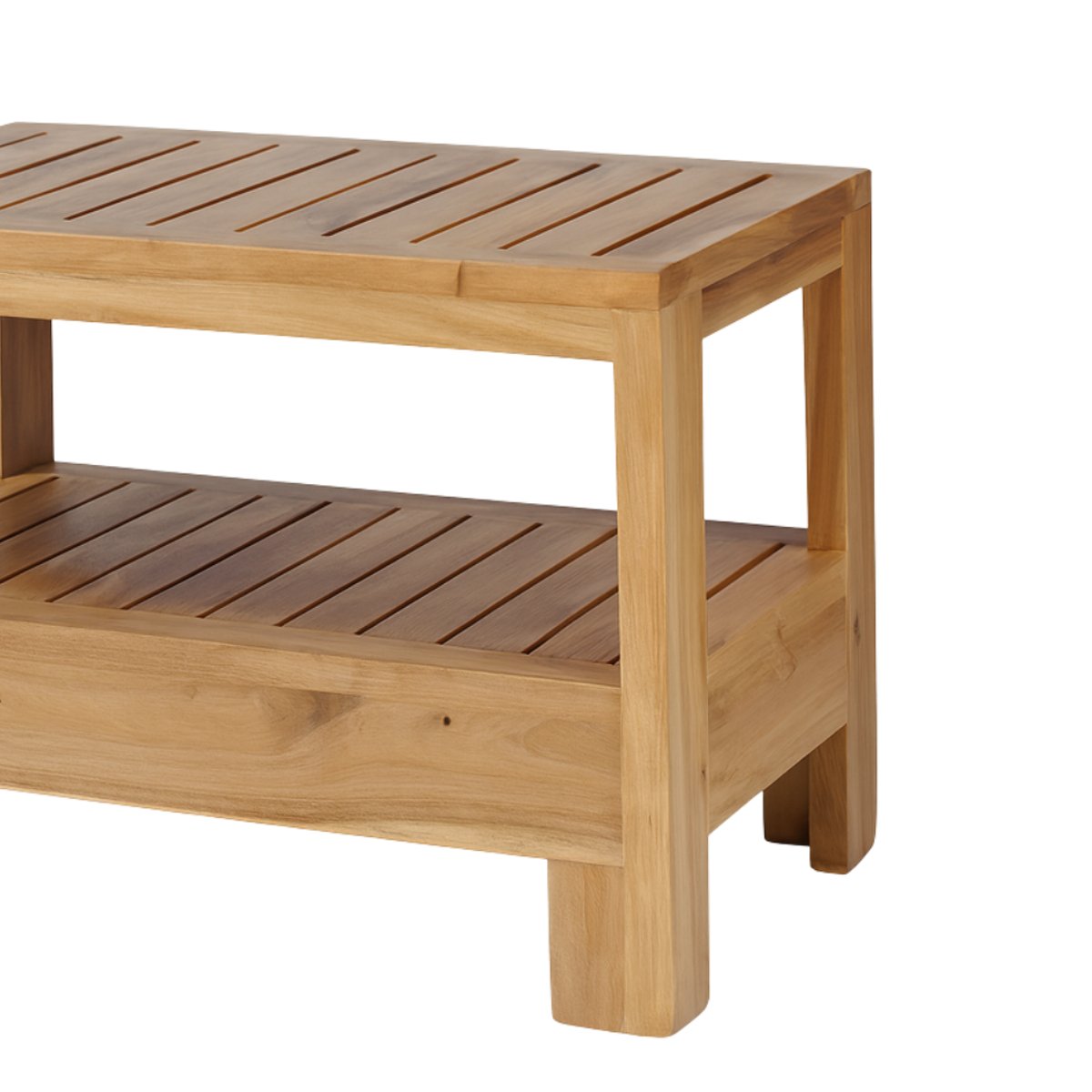 Table basse en bois de teck MALAKI naturel, HYDILE