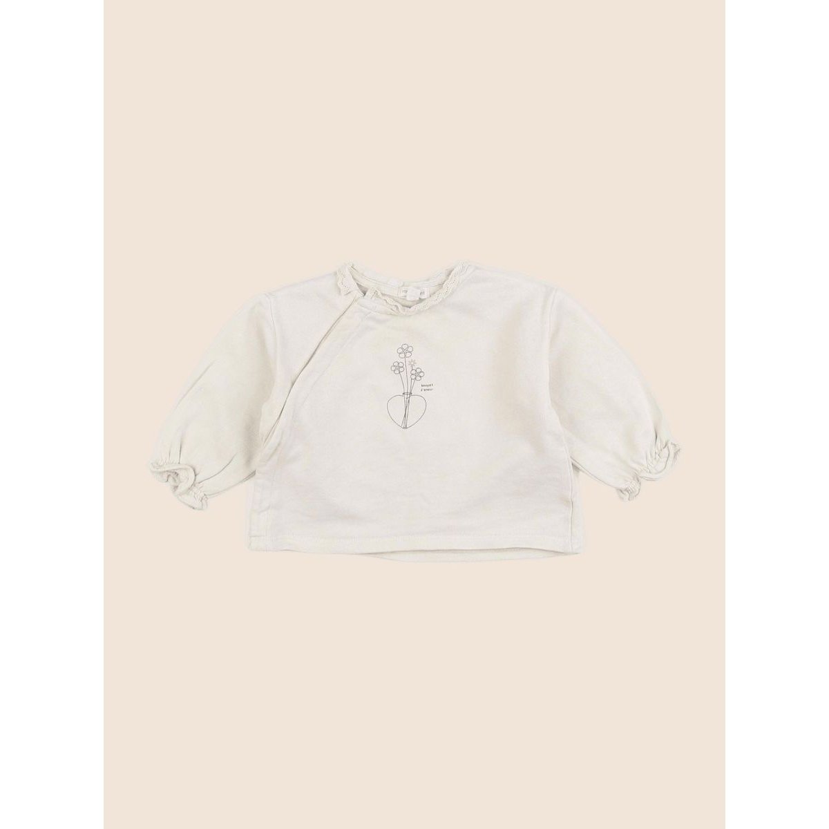 Sweat - Très bon état beige, VERTBAUDET