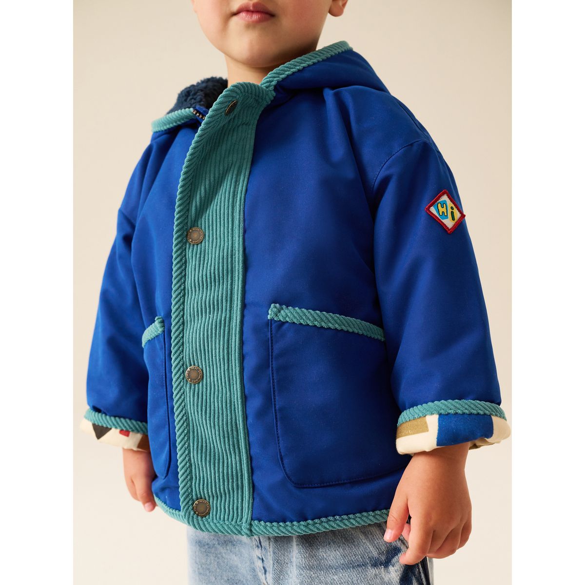 Veste à capuche bleu, NEXT