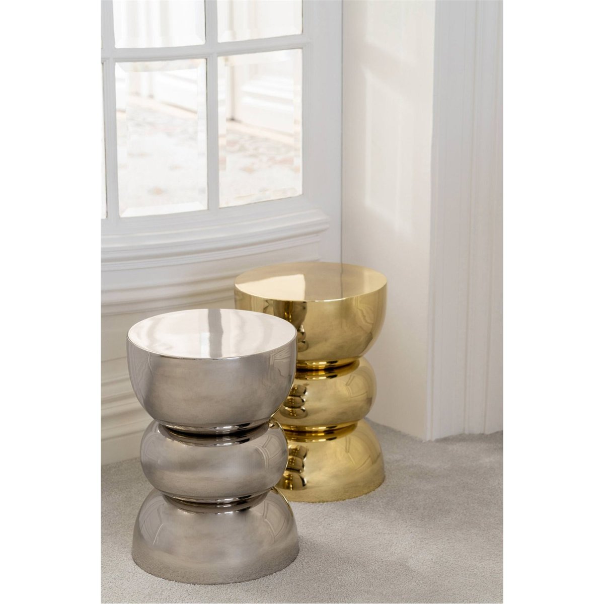 Table d'appoint en fer doré, RECOLLECTION