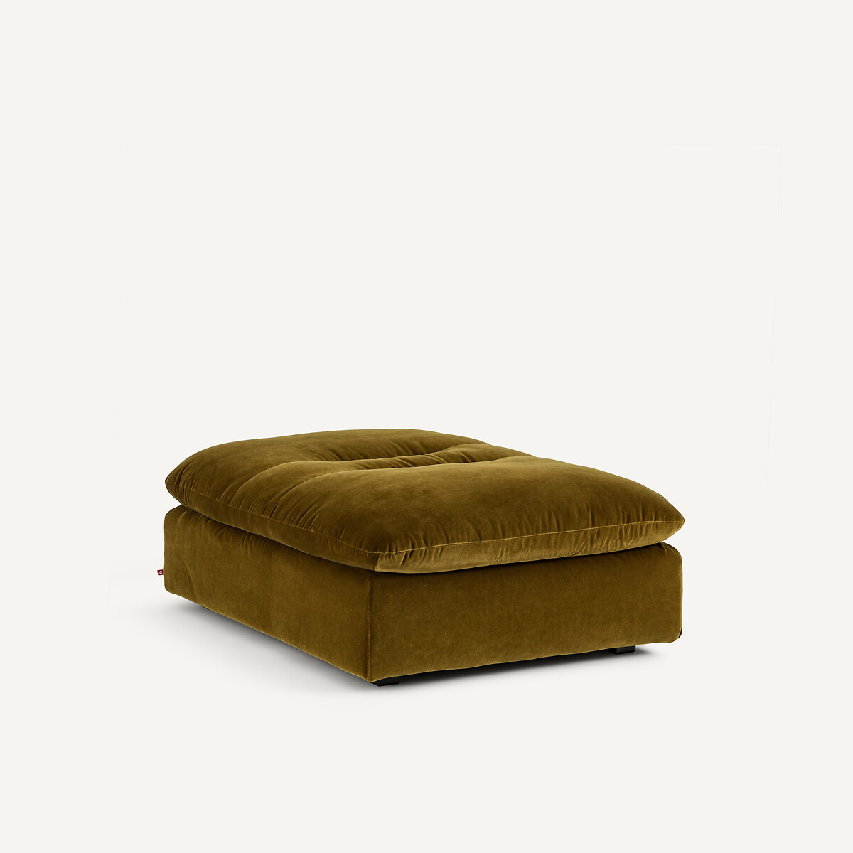 Repose-pieds modulable en velours, GIULIANO bronze, AM.PM