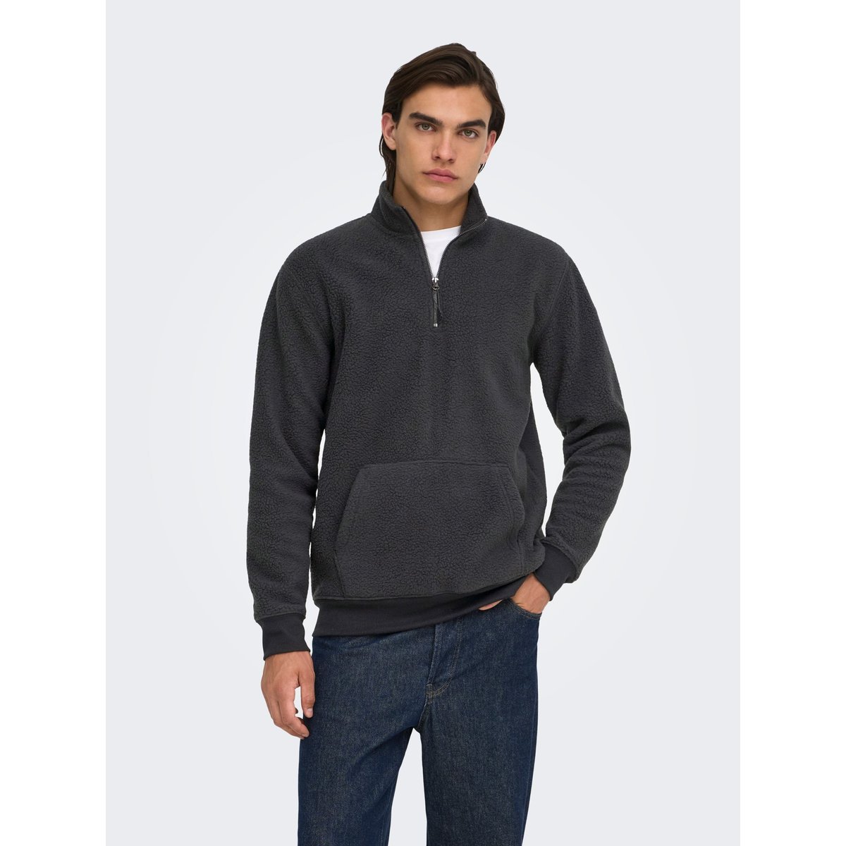 Sweat-Shirt En Polaire black 1, ONLY & SONS