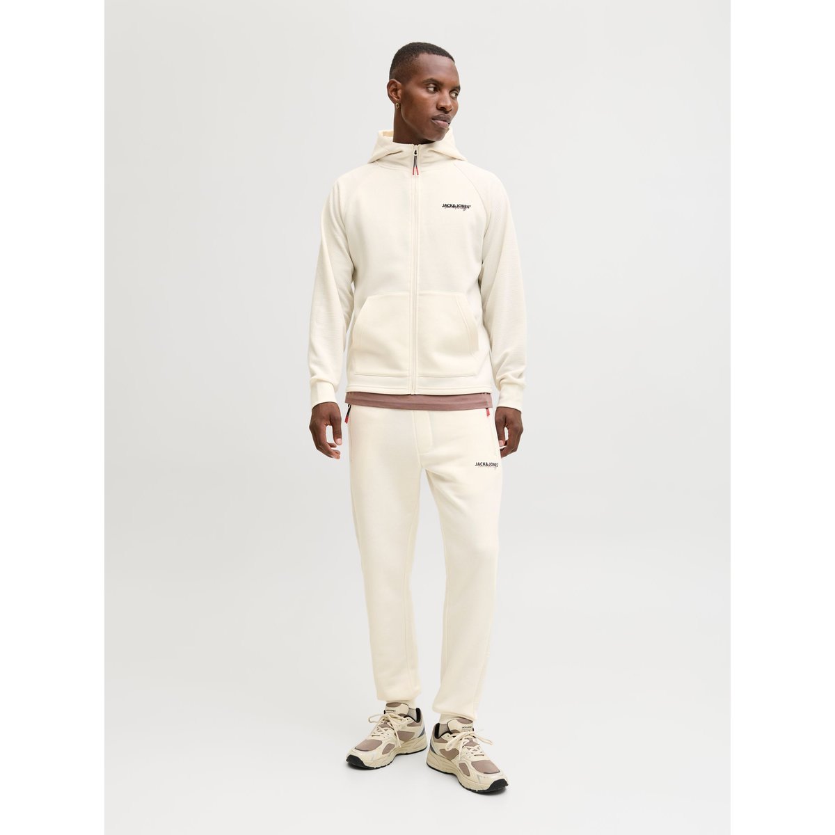 Pantalon De Survêtement blanche - antique white, JACK & JONES