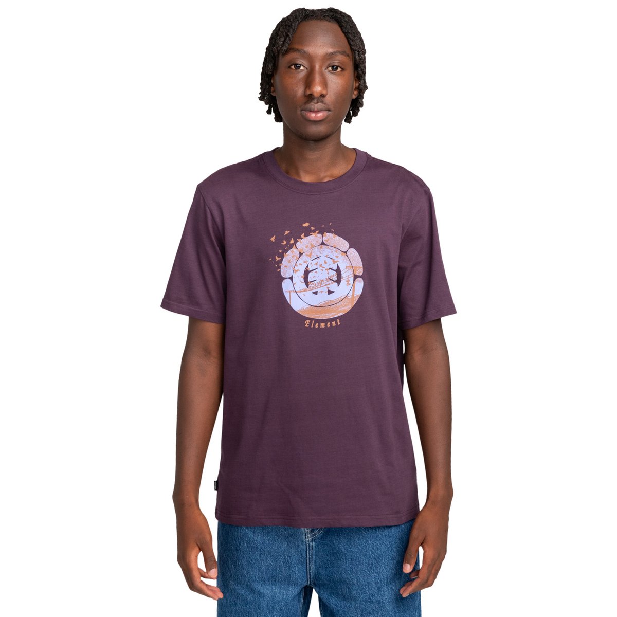 T-shirt à manches courtes FLOCK violet plum perfect, ELEMENT