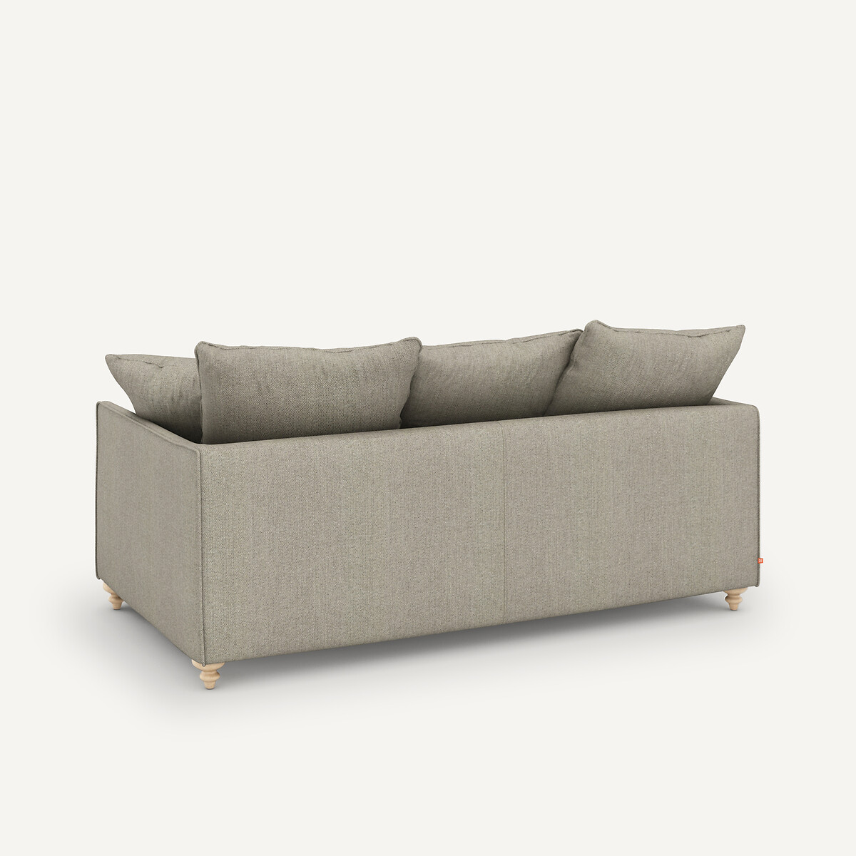 Canapé compact convertible tweedé, Lazare naturel/gris clair, AM.PM