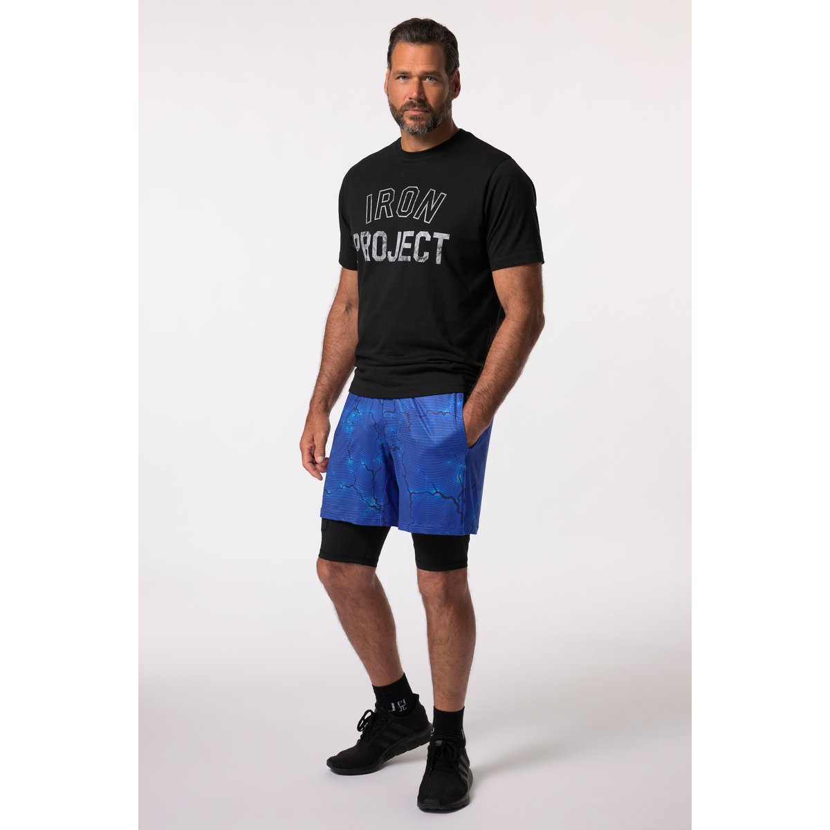 Bermuda FLEXNAMIC®, collection Fitness noir, JP1880