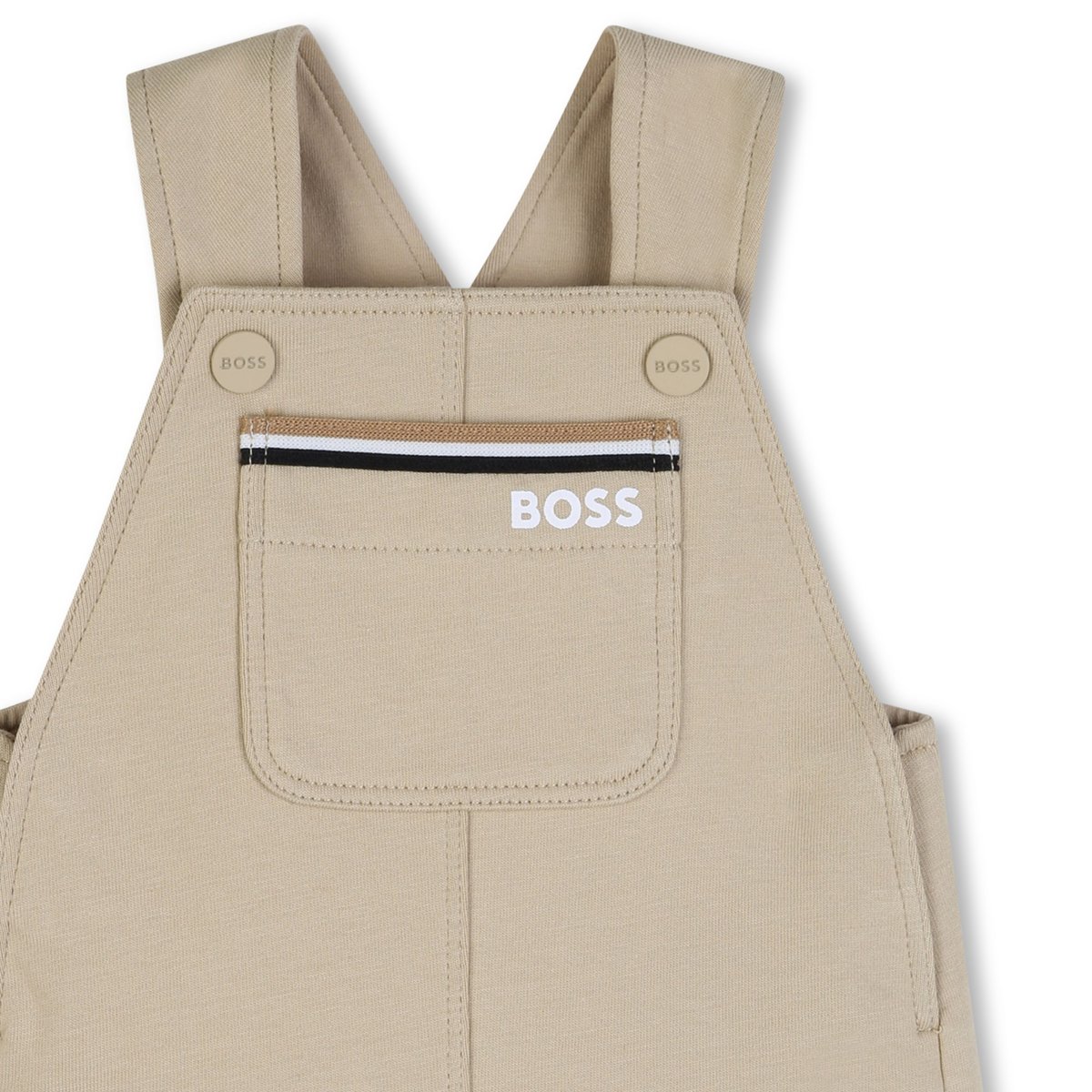 Salopette short sand, BOSS KIDSWEAR