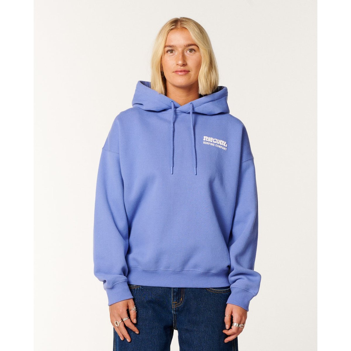 Polaire SURF PUFFHERITAGE HOOD bleu moyen, RIP CURL