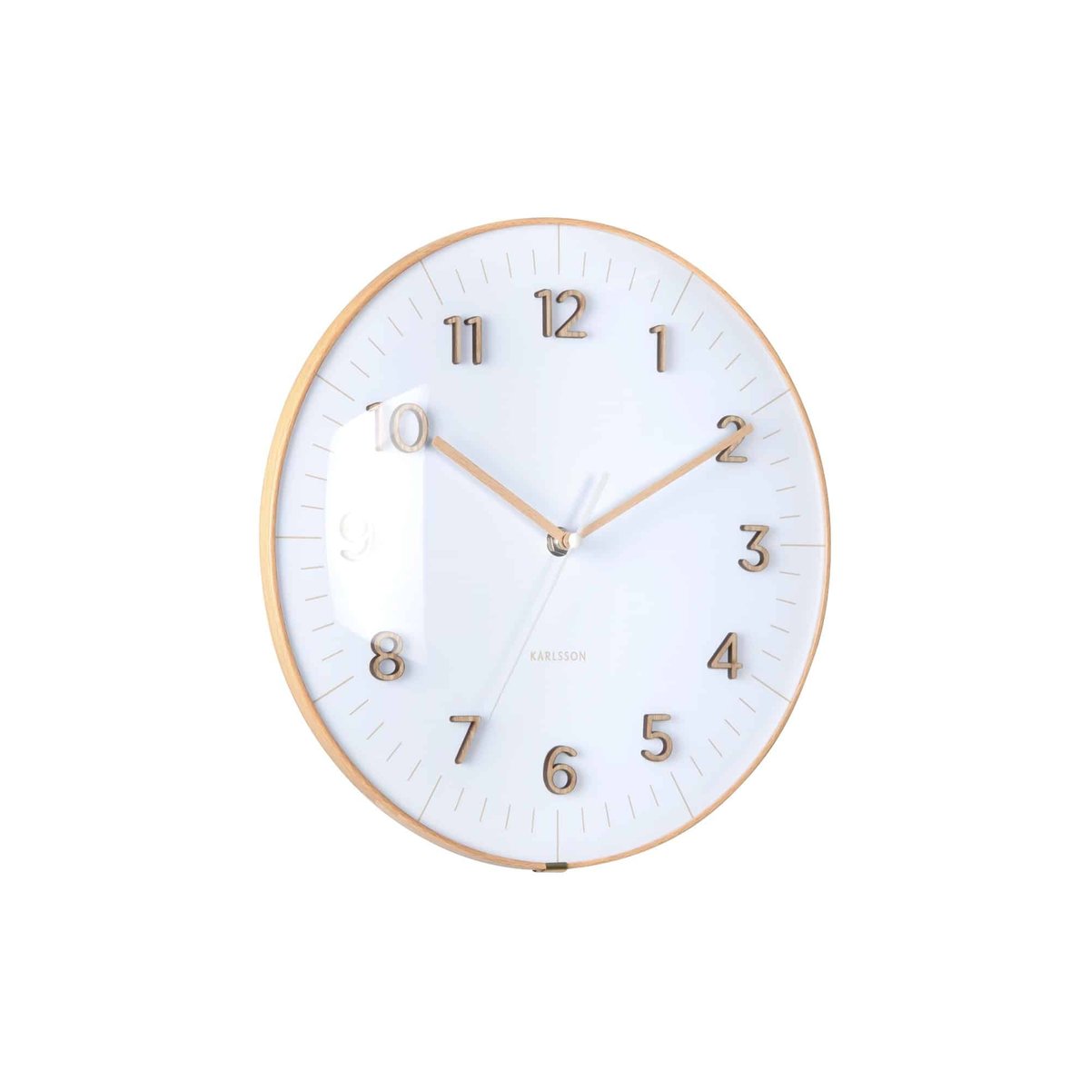 Horloge Murale Plastique ESENCIA DOME blanc, KARLSSON
