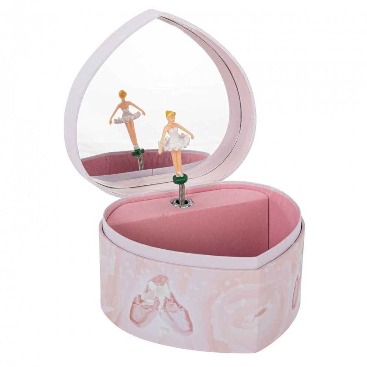Coffret musical cœur Ballerine rose, TROUSSELIER