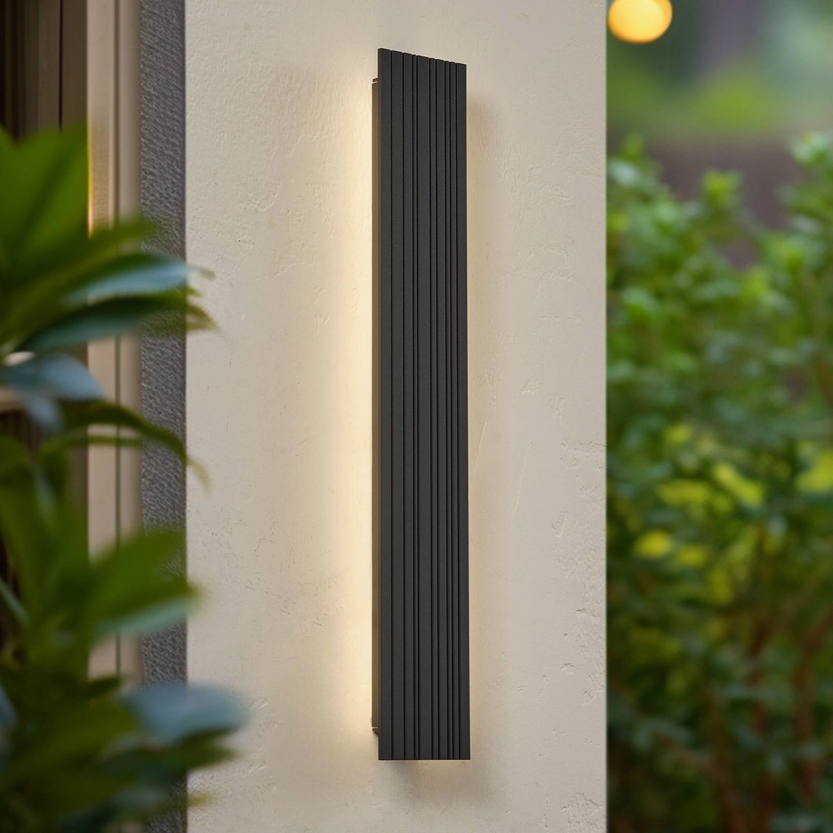 Applique extérieure en aluminium moderneLED anthracite, LUCANDE