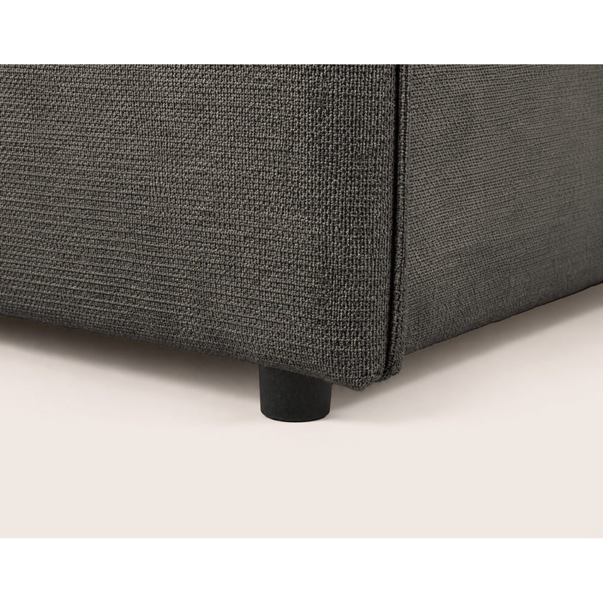 Canapé lit 3pl convertible couchage quotidien, ADELE gris anthracite, BEST MOBILIER