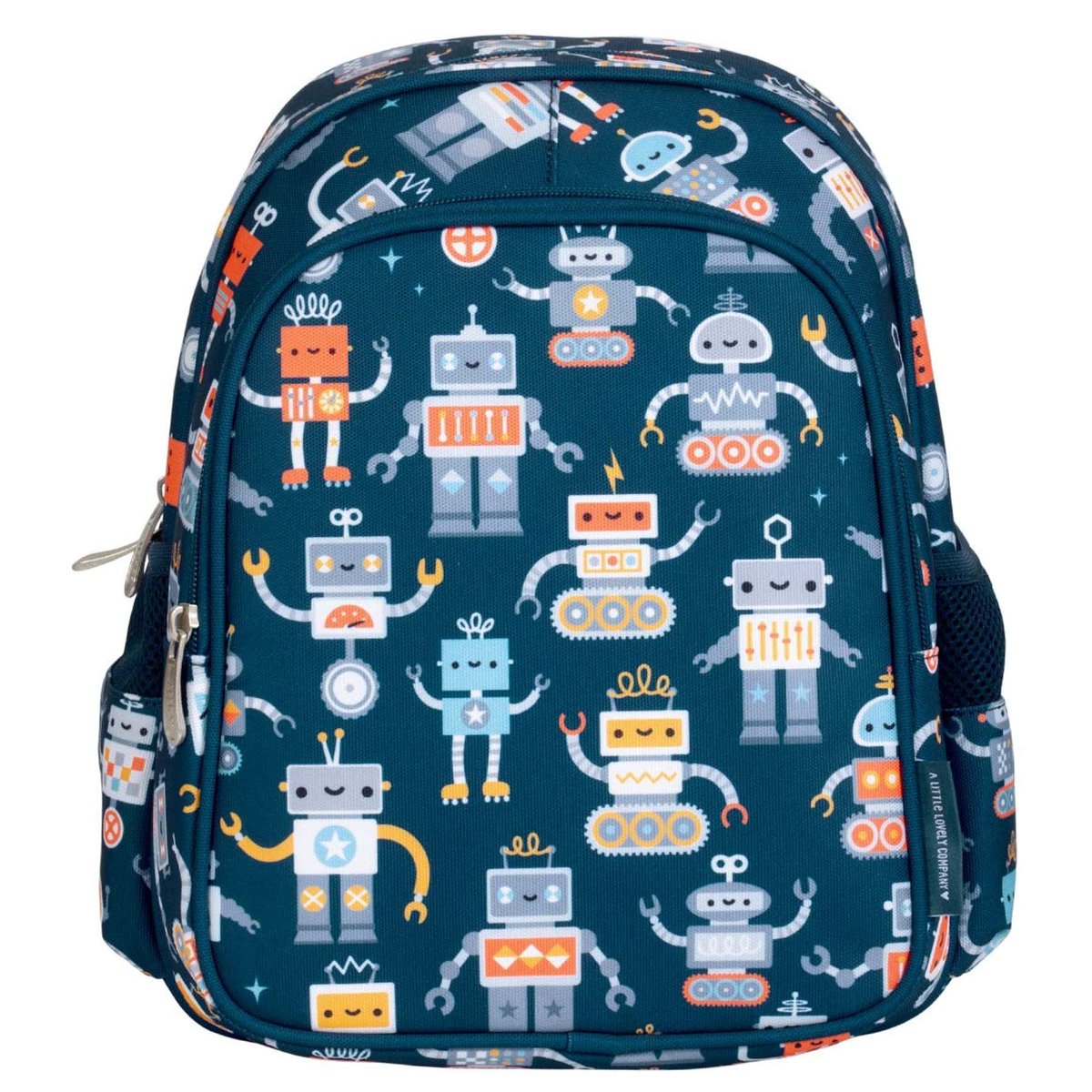 Cartable sac à dos enfant isotherme pour école maternelle et primaire bleu, A LITTLE LOVELY COMPANY