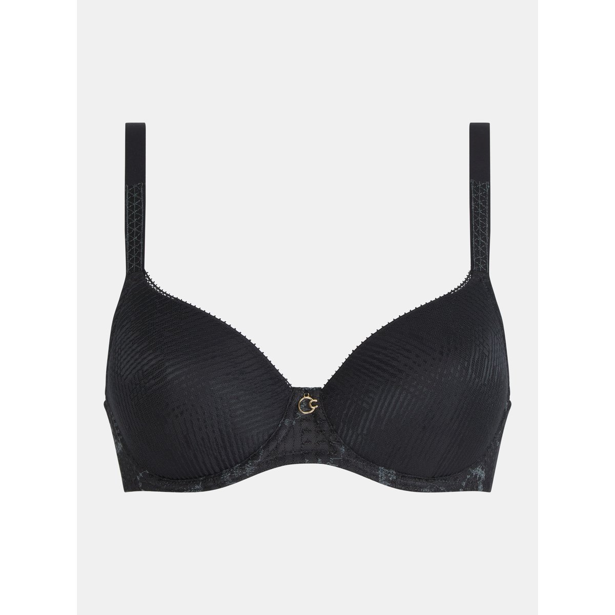 Soutien-gorge emboîtant mémoire de forme INTRIGUE noir, CHANTELLE