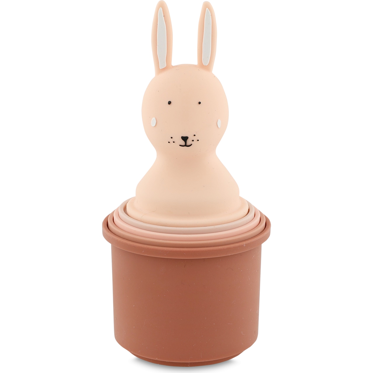 Jouets de bain gobelets empilables rose, TRIXIE