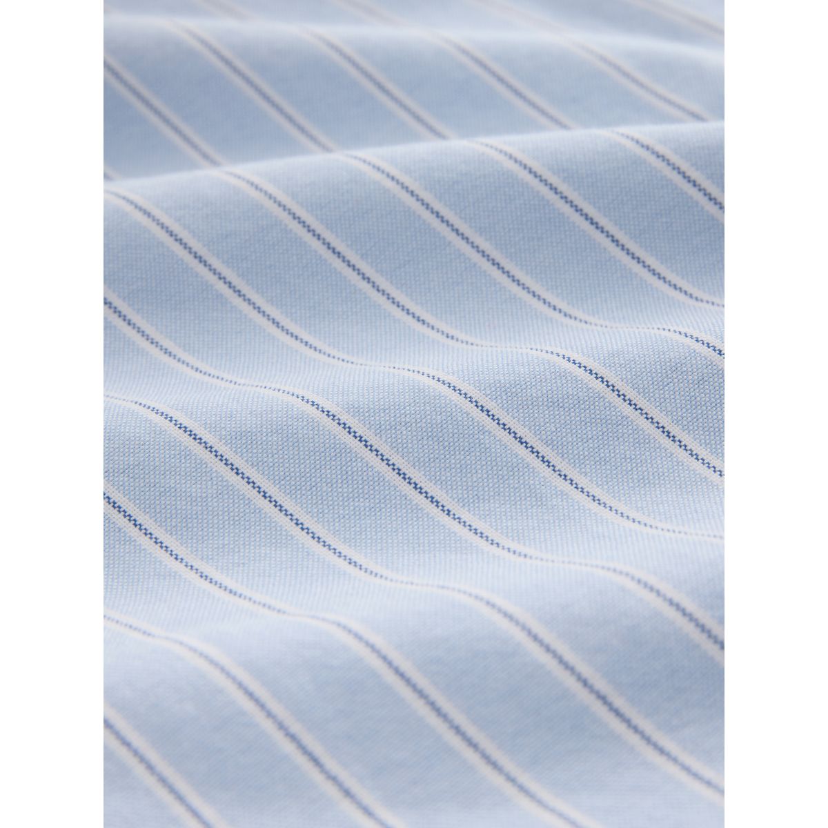 Chemise décontractée manches longues en coton rayé bleu/blanc, NEXT