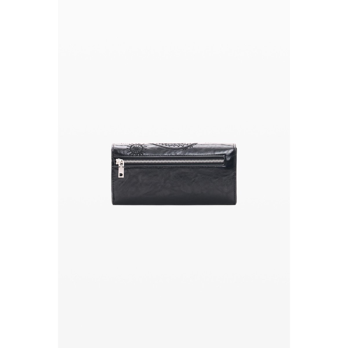Grand grand portefeuille noir, DESIGUAL