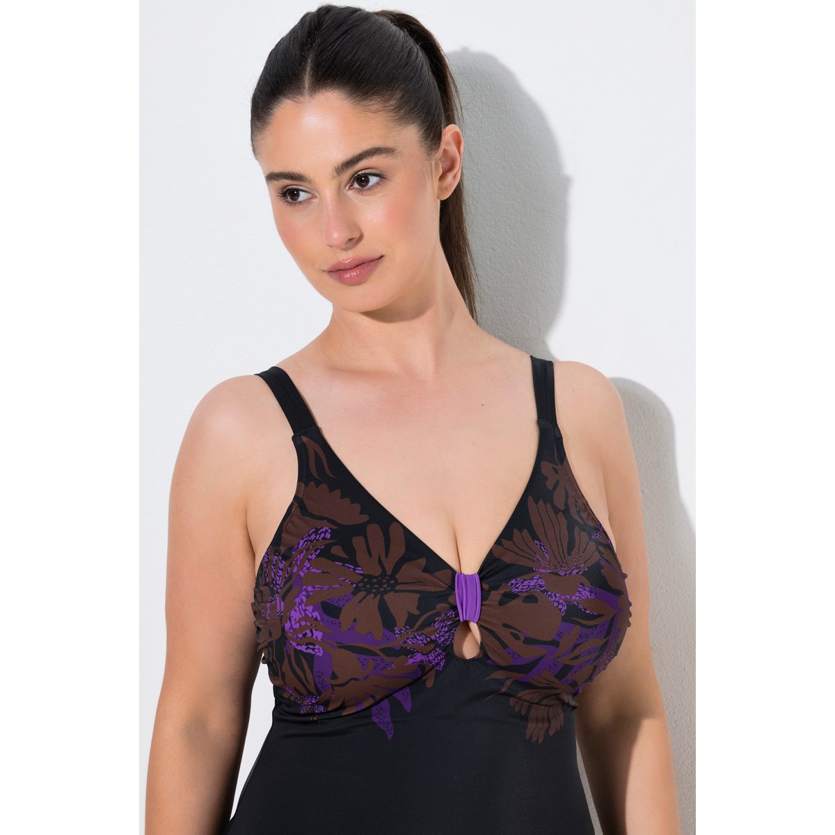 Maillot de bain bonnets souples noir, ULLA POPKEN